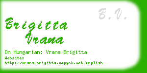 brigitta vrana business card